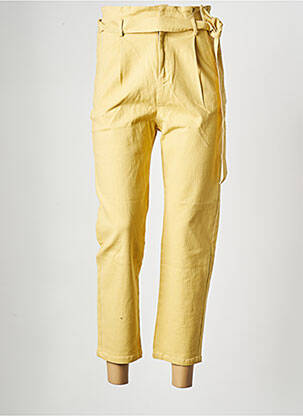 Blugi croială Mom galben GRACE & MILA femeie