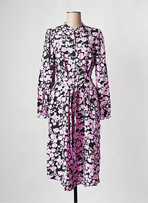 Rochie midi roz MSCH COPENHAGEN femeie