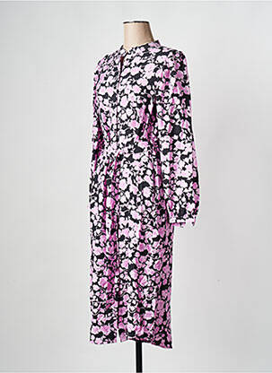 Rochie midi roz MSCH COPENHAGEN femeie