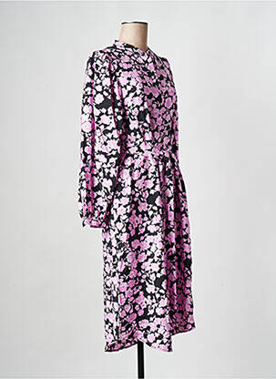 Rochie midi roz MSCH COPENHAGEN femeie