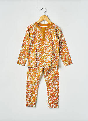 Pijama guler rotund galben LIEWOOD copil