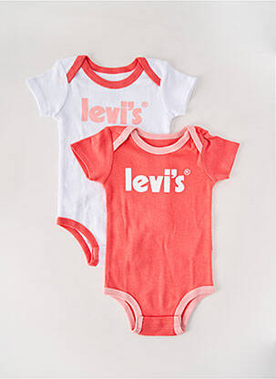 Body de lenjerie guler rotund roz LEVI'S copil