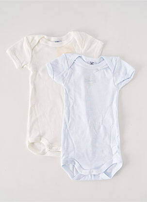 Body de lenjerie alb PETIT BATEAU copil