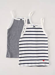 Maiou guler rotund gri PETIT BATEAU fille