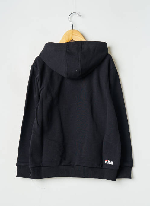 Hanorac cu glugă negru FILA băiat