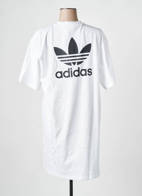 Rochie scurtă alb ADIDAS femeie
