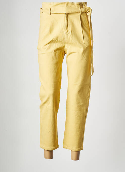 Blugi croială Mom galben GRACE & MILA femeie