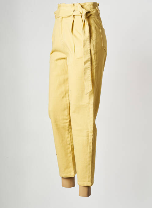 Blugi croială Mom galben GRACE & MILA femeie