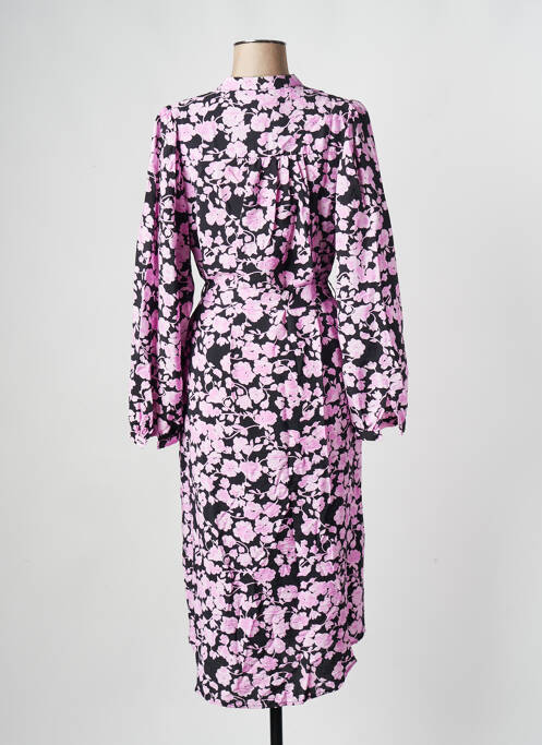 Rochie midi roz MOSS COPENHAGEN femeie