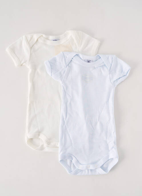 Body de lenjerie alb PETIT BATEAU copil