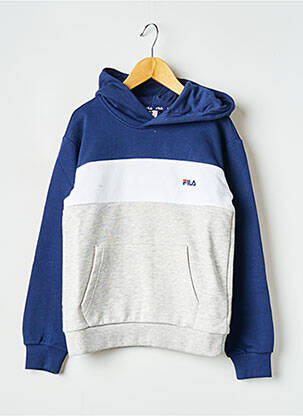 Hanorac cu glugă gri FILA băiat