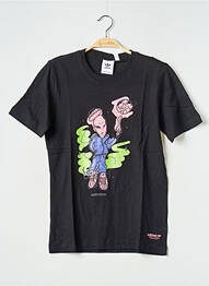 Tricou guler rotund negru ADIDAS homme