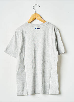 Tricou guler rotund gri FILA băiat