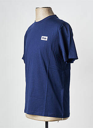 Tricou guler rotund albastru FILA bărbat