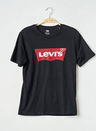 Tricou guler rotund negru LEVI'S bărbat