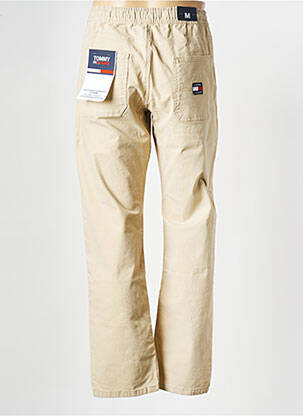 Pantalon drept bej TOMMY HILFIGER bărbat
