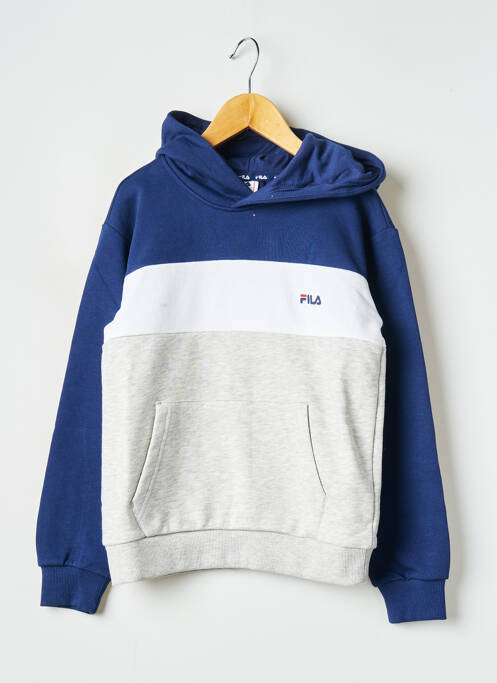 Hanorac cu glugă gri FILA băiat