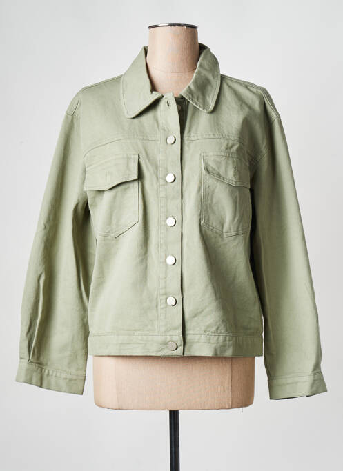 Jachetă de blugi verde GRACE & MILA femeie