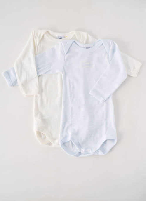 Body de lenjerie alb PETIT BATEAU copil