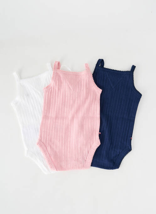 Body de lenjerie roz TOMMY HILFIGER copil