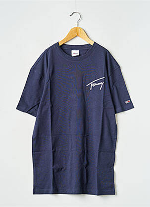 Tricou guler rotund albastru TOMMY HILFIGER bărbat