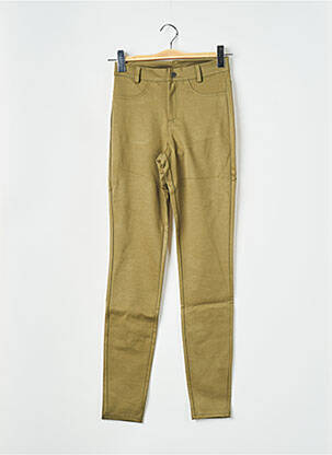 Pantalon slim verde NOISY MAY femeie