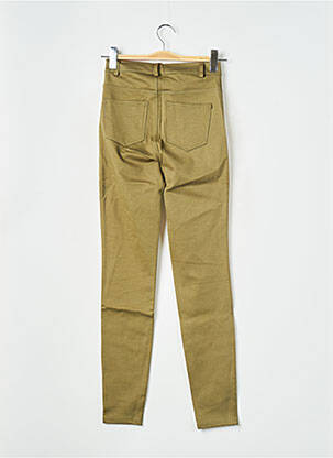 Pantalon slim verde NOISY MAY femeie
