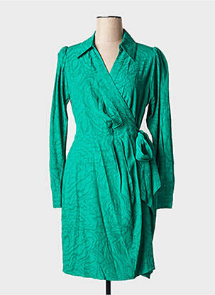 Rochie scurtă verde SUNCOO femeie
