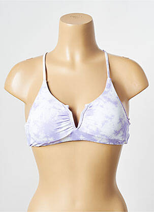 Sutien de costum de baie alb PIECES femeie