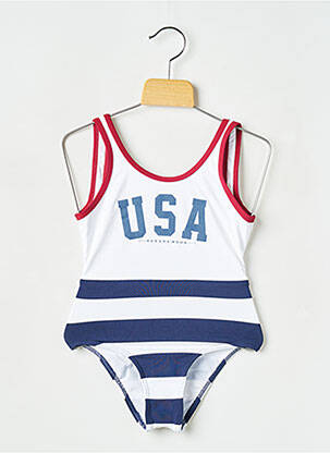 Costum de baie dintr-o singură piesă albastru BANANA MOON fată