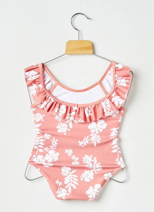 Costum de baie dintr-o singură piesă roz PETIT BATEAU fată
