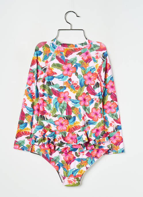 Costum de baie dintr-o singură piesă roz BANANA MOON fată