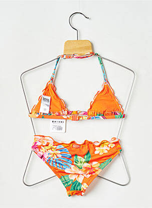 Costum de baie din două piese portocalie BANANA MOON fată