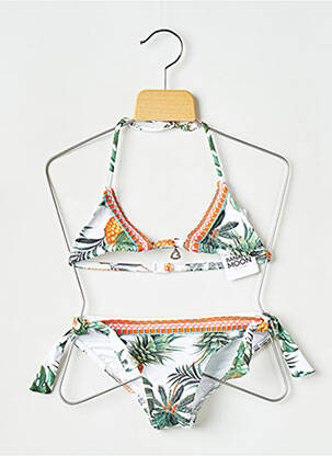 Costum de baie din două piese alb BANANA MOON fată