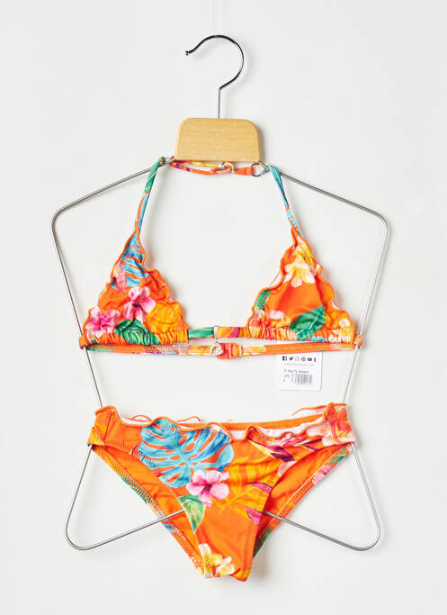 Costum de baie din două piese portocaliu BANANA MOON fată