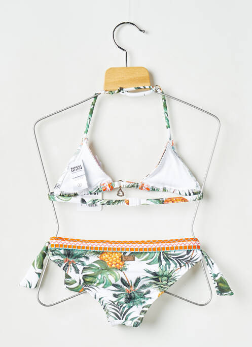 Costum de baie din două piese alb BANANA MOON fată