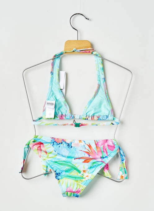 Costum de baie din două piese albastru BANANA MOON fată