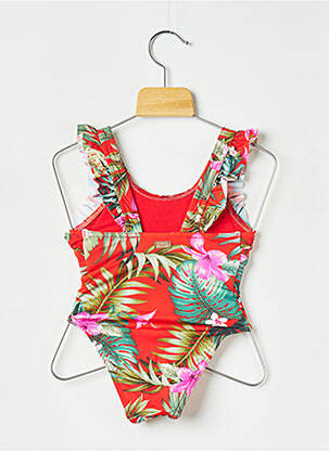 Costum de baie dintr-o singură piesă roșu BANANA MOON fată