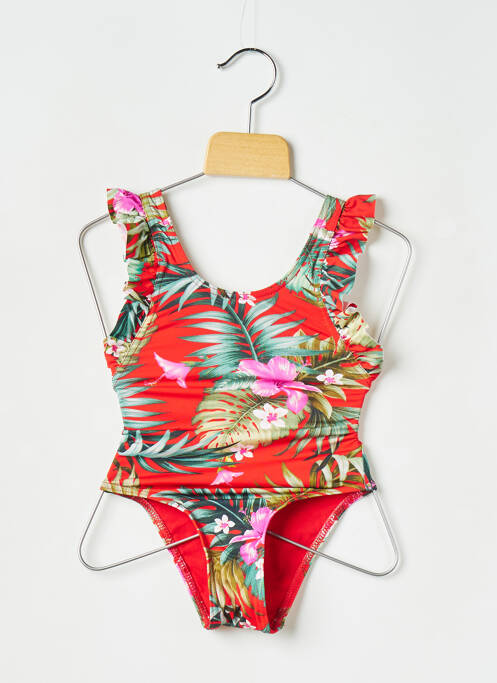 Costum de baie dintr-o singură piesă roșu BANANA MOON fată