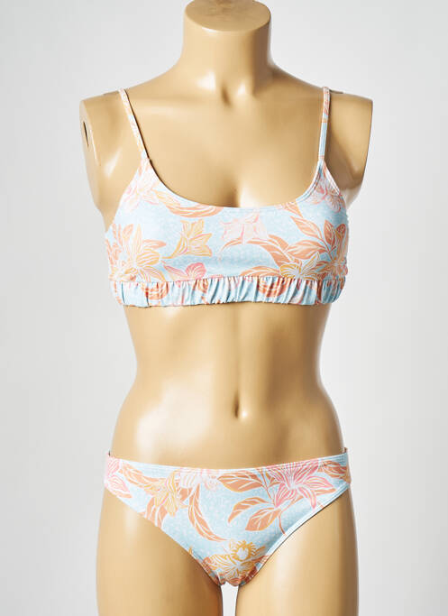 Costum de baie din două piese albastru ROXY fată