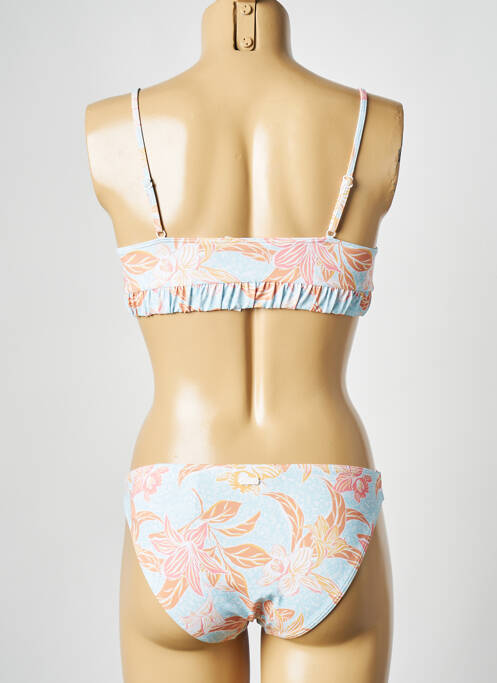 Costum de baie din două piese albastru ROXY fată