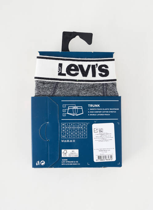Boxer negru LEVIS bărbat