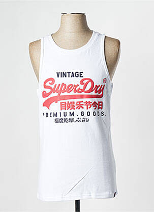 Maiou alb SUPERDRY bărbat