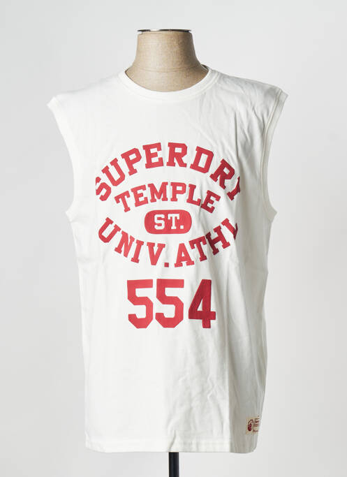 Maiou alb SUPERDRY bărbat