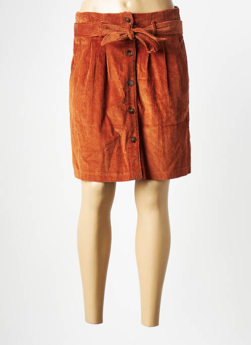 Fustă midi maro GRACE & MILA femeie