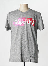Tricou gri SUPERDRY homme