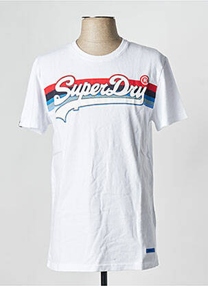 Tricou alb SUPERDRY bărbat