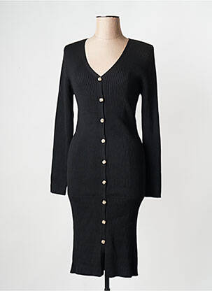 Vestă cu mâneci lungi negru GRACE & MILA femeie