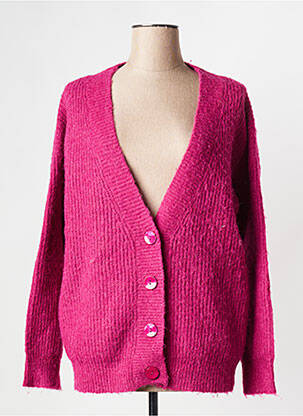 Vestă cu mâneci lungi violet GRACE & MILA femeie