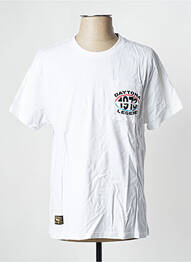 Tricou alb DAYTONA bărbat